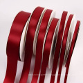 Wholesale high quality Polyester Solid Color Single Faced Satin Ribbon Gift Packing Satin Ribbon